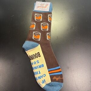 NEW Novelty  Mens Crew Whiskey Socks One Size  Funny Gift Father's Day Gifts